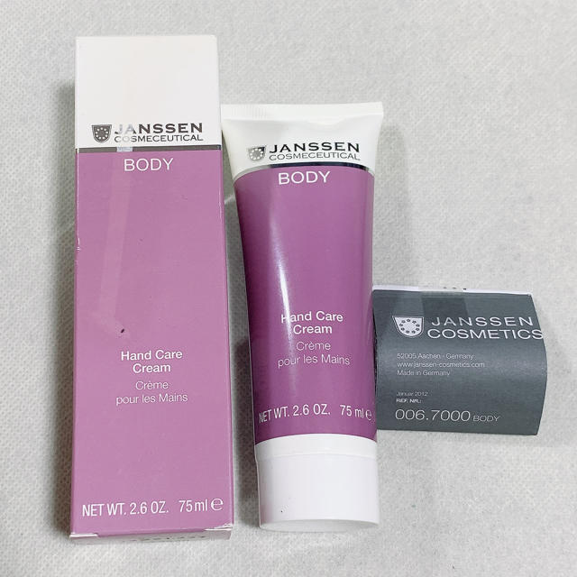 ＊新品未使用＊JANSSEN COSMETICS ハンドケアクリーム75ml コスメ/美容のボディケア(ハンドクリーム)の商品写真