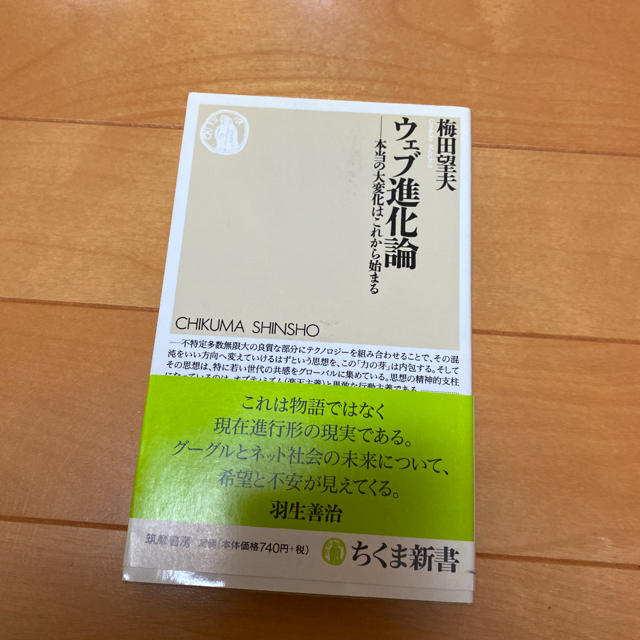 【美品】ウェブ進化論 本当の大変化はこれから始まる エンタメ/ホビーの本(ビジネス/経済)の商品写真