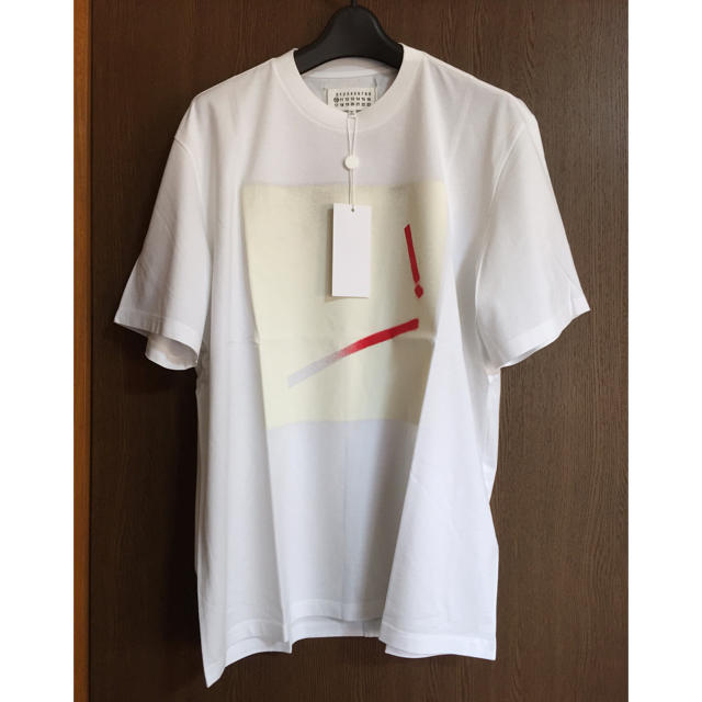 Maison Martin Margiela(マルタンマルジェラ)の白48新品 メゾン マルジェラ オーバーサイズ プリント Tシャツ カットソー メンズのトップス(Tシャツ/カットソー(半袖/袖なし))の商品写真