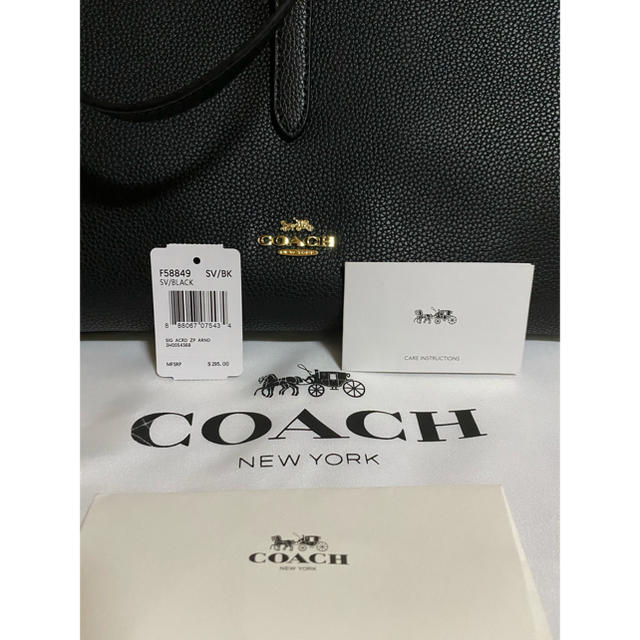 【新品】COACH トートバッグ  F58849 北川景子 本田翼 ドラマ衣装