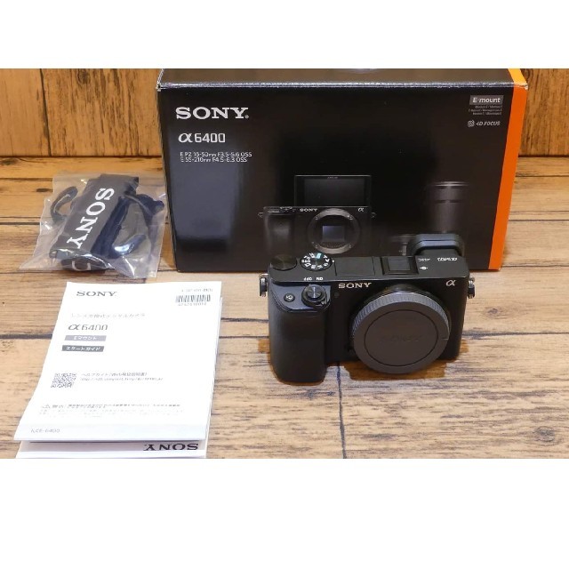 【美品】SONY α6400 ボディ ミラーレス一眼 綺麗