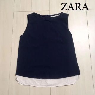 ザラ(ZARA)の【今月限定】ZARA タンクトップ ノースリーブ トップス(タンクトップ)