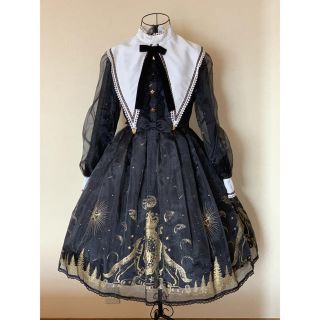 アンジェリックプリティー(Angelic Pretty)の値下げ★Angelic Pretty Holy Wolf ワンピース 黒(ひざ丈ワンピース)