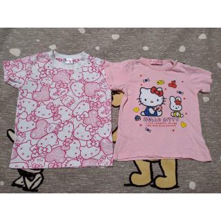 ハローキティ(ハローキティ)のキティーちゃんＴシャツ　２枚セット☆95ｃｍ(Tシャツ/カットソー)