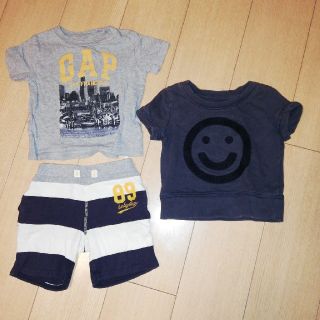 ベビーギャップ(babyGAP)のbabyGAP  サイズ80 / 12-18M 男の子　夏服セット(シャツ/カットソー)