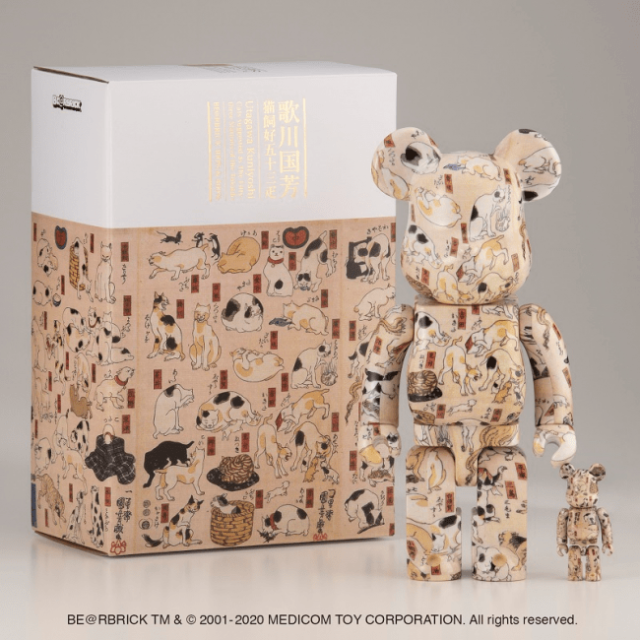 BE@RBRICK 歌川国芳 「猫飼好五十三疋（みょうかいこうごじゅうさんびき） エンタメ/ホビーのおもちゃ/ぬいぐるみ(その他)の商品写真