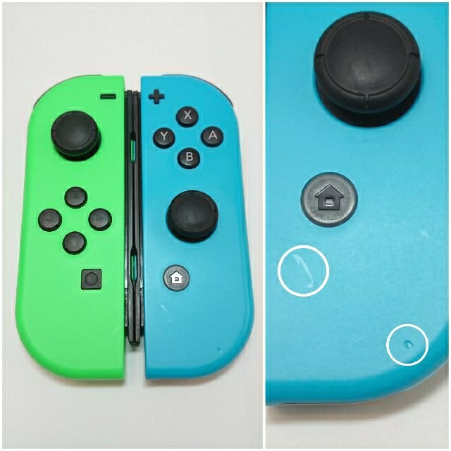 Nintendo Switch(ニンテンドースイッチ)の【動作確認済】Nintendo Switch Joy Con ジョイコン 任天堂 エンタメ/ホビーのゲームソフト/ゲーム機本体(その他)の商品写真