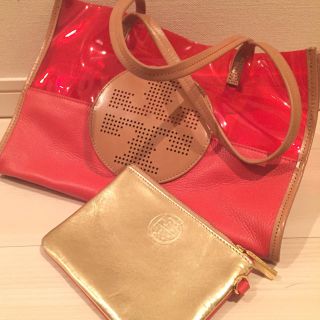 トリーバーチ(Tory Burch)の新品未使用☆トリーバーチ ポーチ付き♪(トートバッグ)