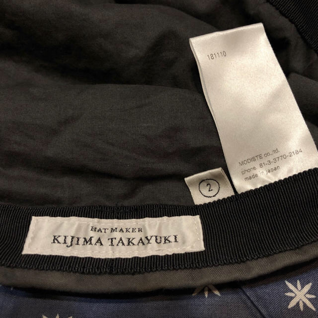 KIJIMA TAKAYUKI MARINE CAP GRY 2 メンズの帽子(キャップ)の商品写真