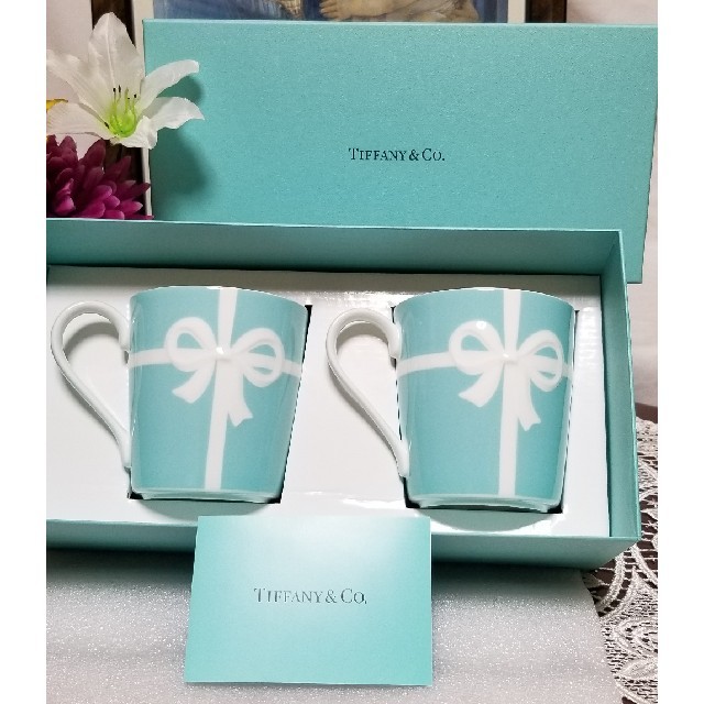 Tiffany & Co. - TIFFANY&CO. 新品未使用 ブルーリボン ペアマグカップの通販 by 自由を求めて｜ティファニーならラクマ
