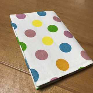 ブックカバー ☆ ハンドメイド〈文庫本〉ドット(ブックカバー)