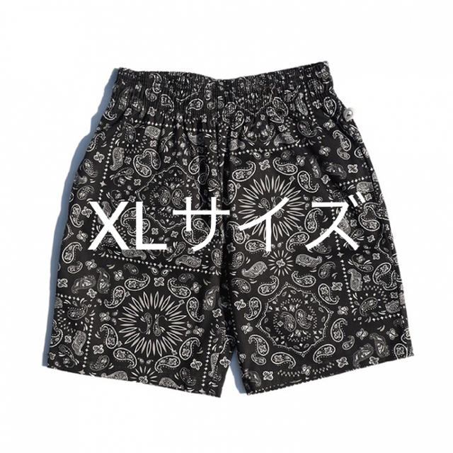 クックマン ペイズリー ハーフパンツ XL