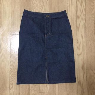 スピックアンドスパン(Spick & Span)のspick&span デニムスカート(ひざ丈スカート)