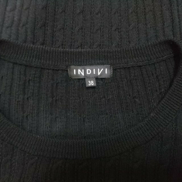 INDIVI(インディヴィ)のINDIVI インディヴィ セーター 未使用 レディースのトップス(ニット/セーター)の商品写真
