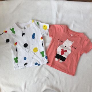 グラニフ(Design Tshirts Store graniph)の【デザインTシャツストア】Tシャツ トップス 100 男の子 女の子 セット(Tシャツ/カットソー)