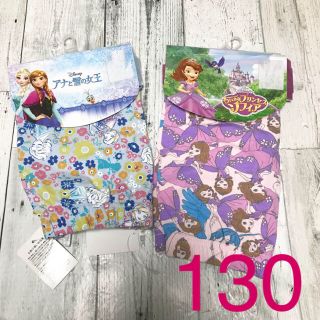 ディズニー(Disney)の新品 130 レギンス スパッツ ソフィア アナ雪 セット(パンツ/スパッツ)