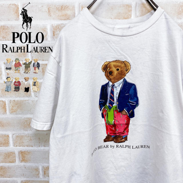 激レア‼︎】ラルフローレン◎ポロベア ビッグロゴ Tシャツ