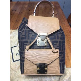 フェンディ(FENDI)のフェンディ ズッカ柄 リュック(リュック/バックパック)