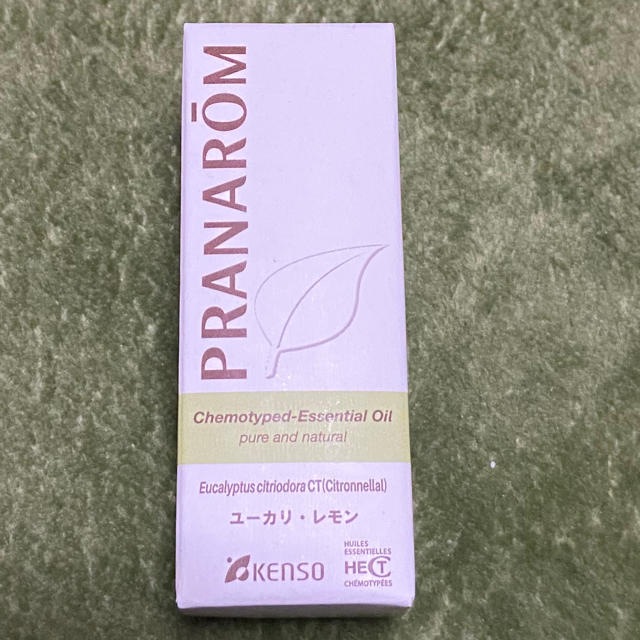 PRANAROM(プラナロム)のアロマ　精油　プロナロム　ユーカリ・レモン10ml　虫除け  新品未使用 コスメ/美容のリラクゼーション(エッセンシャルオイル（精油）)の商品写真