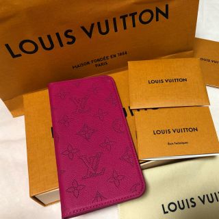 ルイヴィトン(LOUIS VUITTON)のレア！ルイ・ヴィトン　マヒナ携帯ケース　iPhone7.8プラス(iPhoneケース)