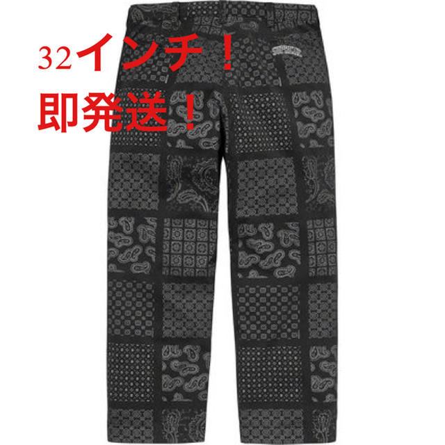 【即発送】Supreme Paisley Grid Chino Pant 32メンズ