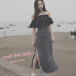 レディースmelt the lady デニムスカート