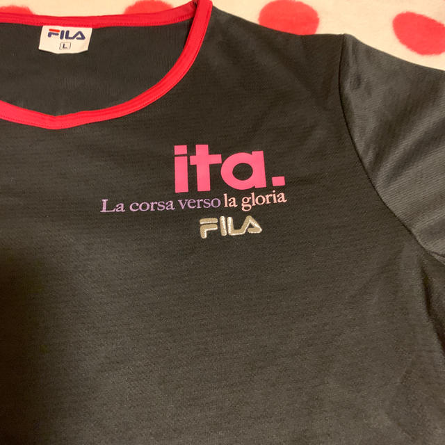 FILA(フィラ)の値下げ‼️FILA  レディース Tシャツ L レディースのトップス(Tシャツ(半袖/袖なし))の商品写真