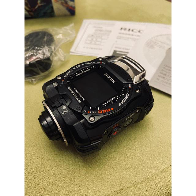 【RICOH WG-M1（BLACK）】 アクションカメラコンパクトデジタルカメラ