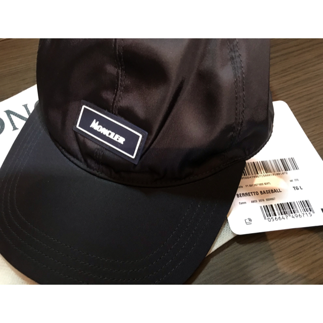 MONCLER(モンクレール)のモンクレール ロゴ入り キャップ navy メンズの帽子(キャップ)の商品写真