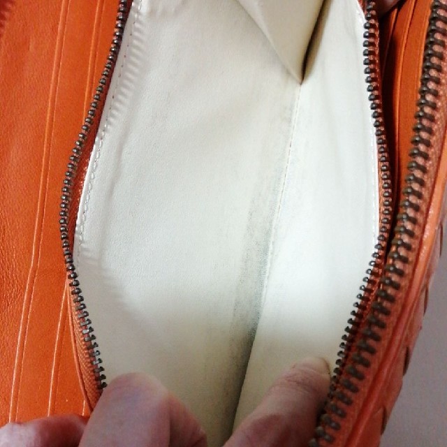 長財布　オレンジ色 メンズのファッション小物(長財布)の商品写真