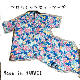 レインスプーナー(Reyn Spooner)の【ほぼ未着用】Made in ハワイ キッズアロハシャツセット(Tシャツ/カットソー)