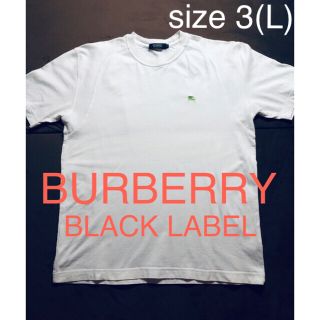 バーバリーブラックレーベル(BURBERRY BLACK LABEL)のBURBERRY BLACK LABEL  白Tシャツ(Tシャツ/カットソー(半袖/袖なし))