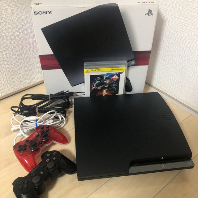 PlayStation3(プレイステーション3)のPS3 コントローラー2個付　ソフト付 エンタメ/ホビーのゲームソフト/ゲーム機本体(家庭用ゲーム機本体)の商品写真