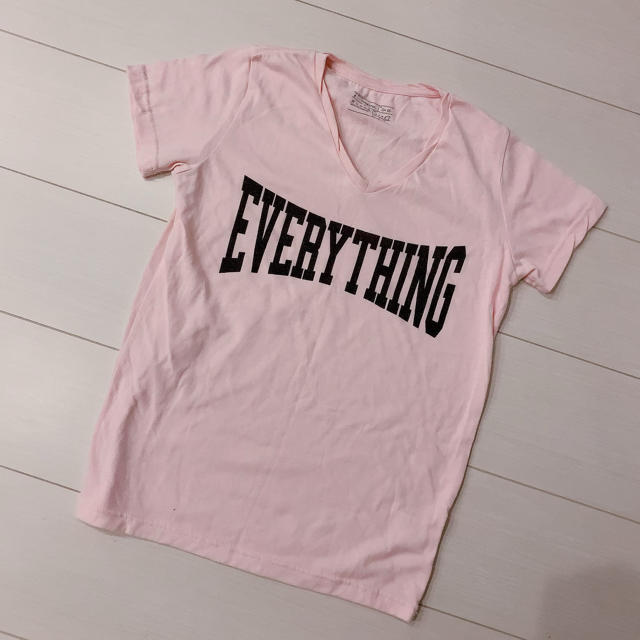 TODAYFUL(トゥデイフル)のTODAYFUL トゥデイフル everything Tシャツ ピンク レディースのトップス(Tシャツ(半袖/袖なし))の商品写真