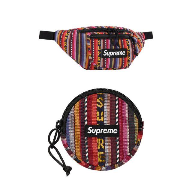 けい様専用 supreme woven stripe バッグ ポーチ 【スーパーセール