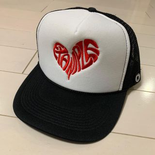 シュプリーム(Supreme)のEXAMPLE HEART MESH CAP BLACK WHITE(キャップ)