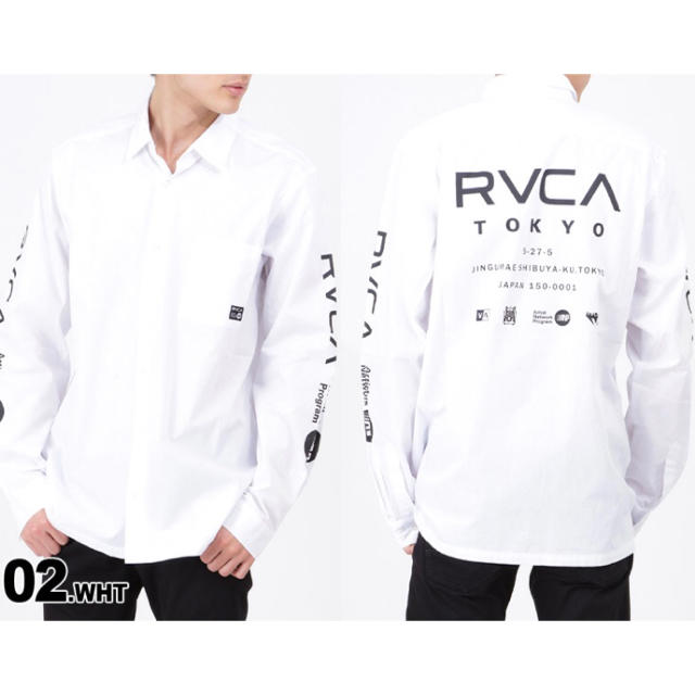 新品 RVCA ルーカ L 長袖 ワークシャツ STAFF LS SHIRTSシャツ