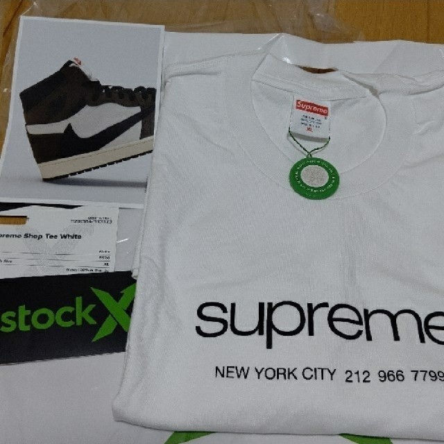 Supreme(シュプリーム)のSupreme 20ss Shop Tee White XL サイズ メンズのトップス(Tシャツ/カットソー(半袖/袖なし))の商品写真
