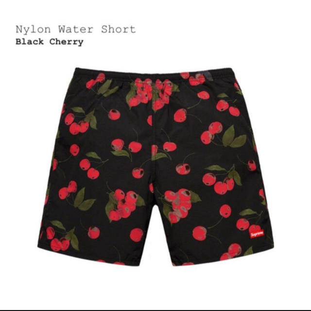 Supreme(シュプリーム)のSupreme Nylon Water Short Black Cherry メンズのパンツ(ショートパンツ)の商品写真