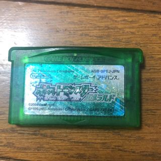 ポケモン(ポケモン)のポケットモンスター　エメラルド　ゲームボーイアドバンス(携帯用ゲーム機本体)