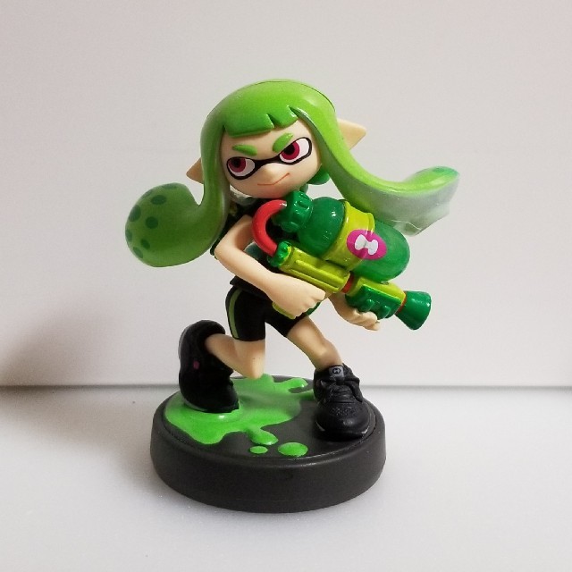 任天堂(ニンテンドウ)のamiibo ガール【ライムグリーン】 (スプラトゥーンシリーズ) エンタメ/ホビーのフィギュア(ゲームキャラクター)の商品写真