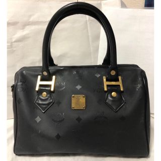 エムシーエム(MCM)のMCM ミニボストン ハンドバッグ 黒(ハンドバッグ)