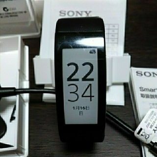 ソニー(SONY)のソニースマートウォッチSWR30 (週末のみお値下げです)(腕時計)