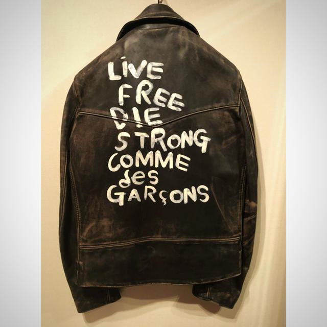 新品未使用COMME des GARCONSルイスレザーライダースジャケット