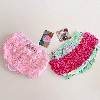 ベビーギャップ(babyGAP)のベビー　フリル　パンツ　♡ 新品　ピンク　レース　女の子　ガール　新生児(パンツ)