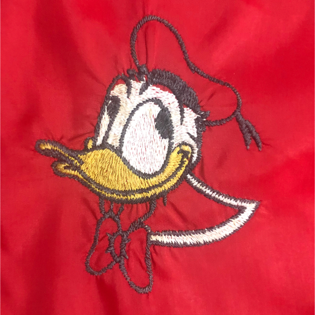 Disney(ディズニー)の 70s Disney ドナルドダック  ナイロンジャケット　Size L メンズのジャケット/アウター(ナイロンジャケット)の商品写真