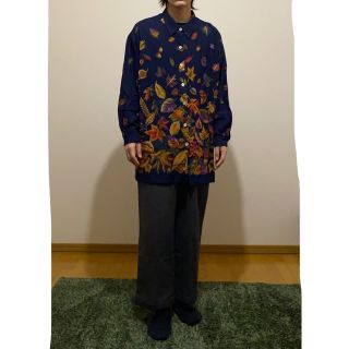 90's rayon shirt 総柄シャツ(シャツ)