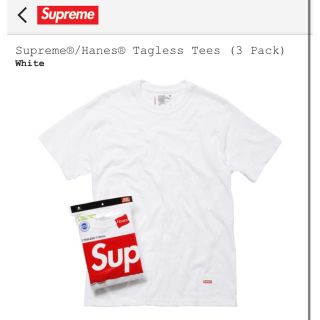 シュプリーム(Supreme)のsupreme Hanes  tees(Tシャツ/カットソー(半袖/袖なし))