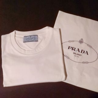 【新品　未使用】プラダ　ロゴ　白Tシャツ