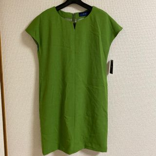 シップス(SHIPS)の[値下］SHIPS  ワンピース🌿グリーン🌿新品未使用(ひざ丈ワンピース)